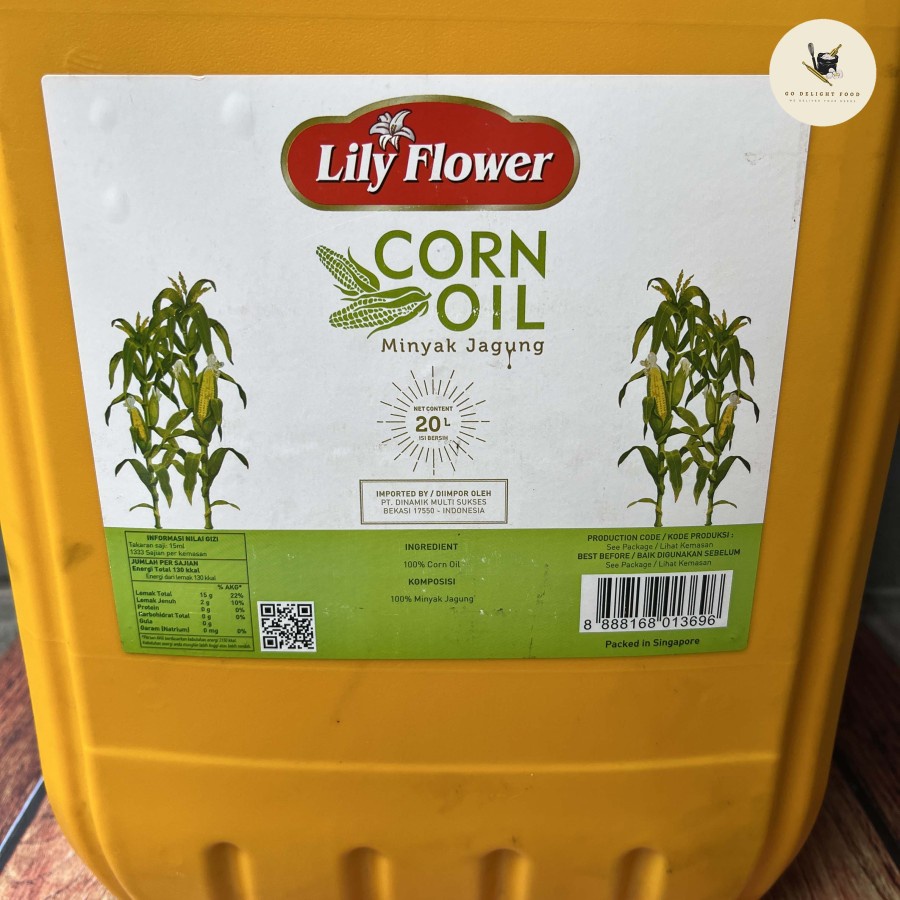 

Lily Flower Corn Oil / Minyak Jagung 20LT [EKSPEDISI]