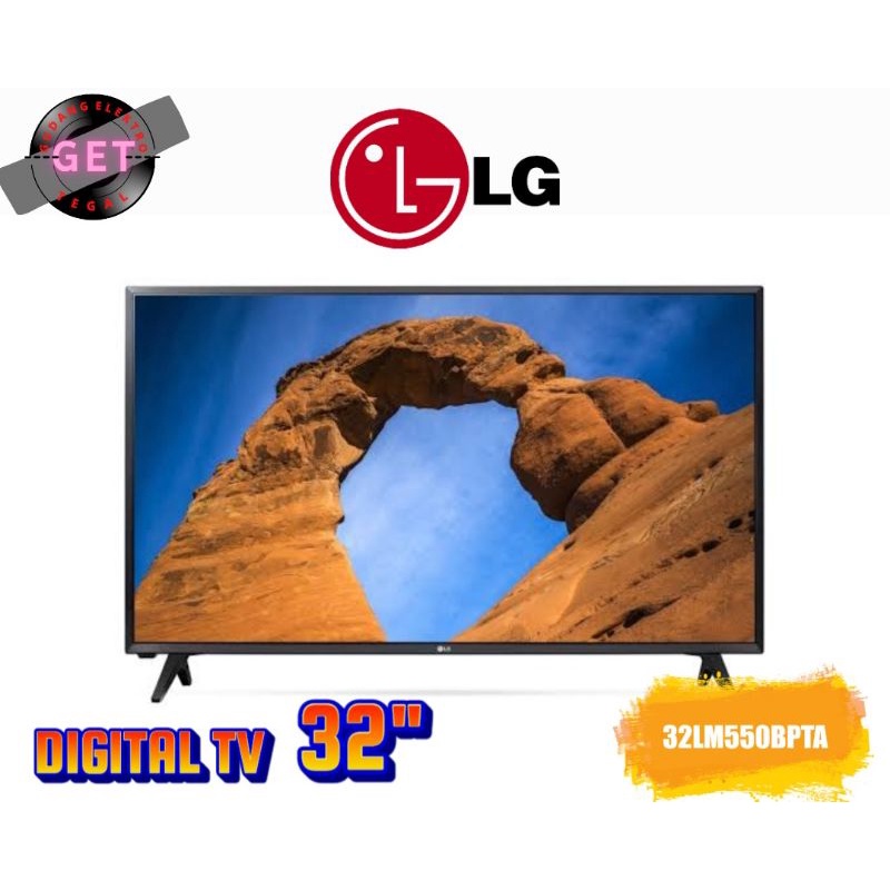 TV LED LG 32 INCH DIGITAL TUNNER READY ~ 32LM550BPTA [USB MOVIE] (KOTA TEGAL)
