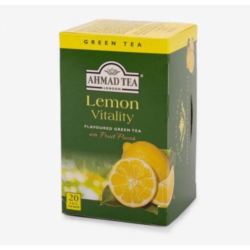 Ahmad tea London lemon vitality per box isi 20 sachet