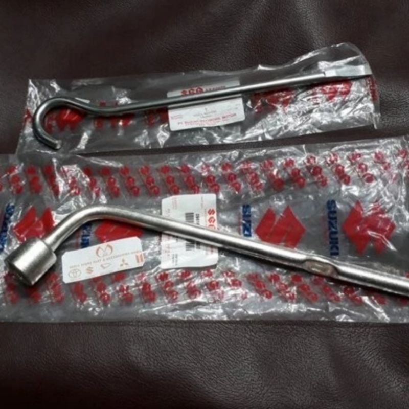 Paket Kunci roda L Hex 19 mm &amp; Kunci dongkrak jembatan