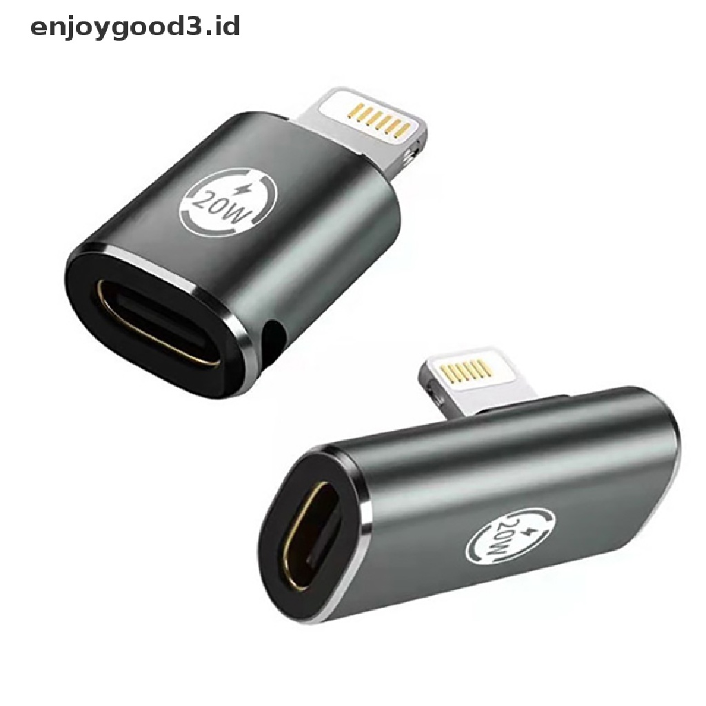 (Rready Stock) Adaptor Converter Kabel Data / Charger Usb Type C Female Ke Lightning Male 20W Fast Charging iPhone