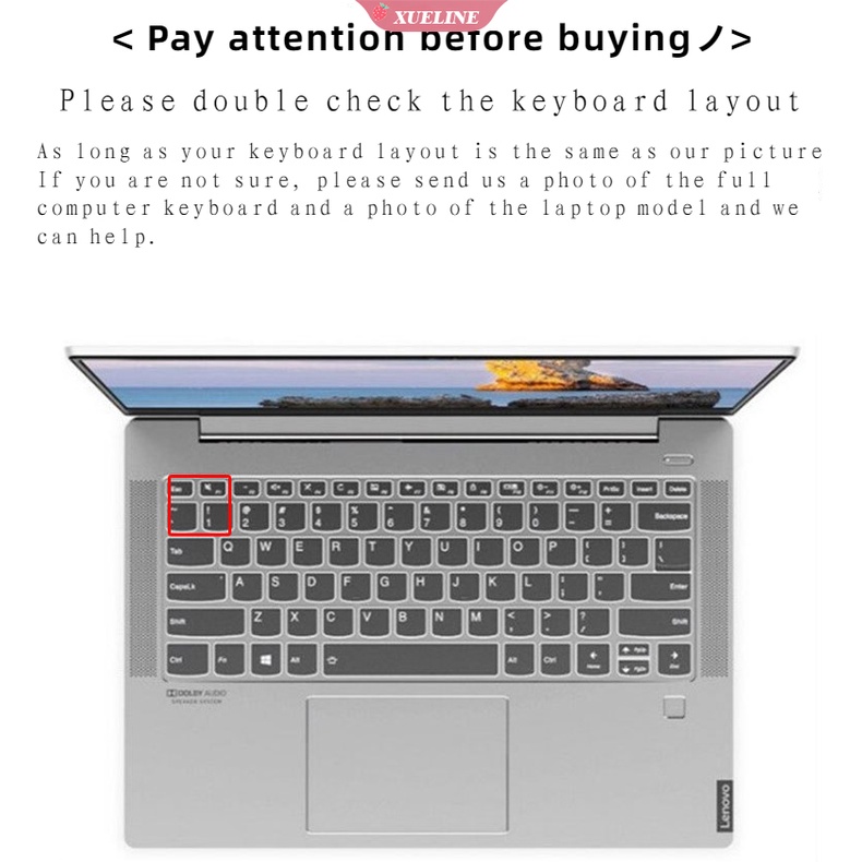 Film Pelindung keyboard Bahan Silikon Untuk Lenovo Xiaoxin air14 2019 2020 (ZXL)