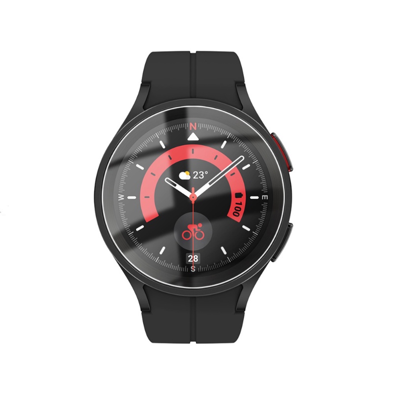 Film Pelindung Layar Full Cover Anti Gores / Ledakan Sensitifitas Tinggi Untuk Samsung Galaxy Watch 5 Pro