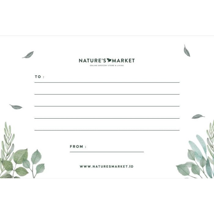 

Nature's Market Greeting Card