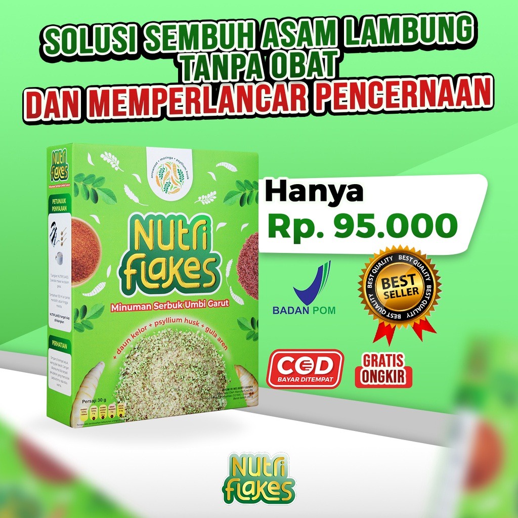 Nutriflakes Sereal – 2x lebih Ampuh Sembuhkan Asam Lambung Dalam 3 hari, Sereal Lambung, Asam Lambung, Magh, Sereal Pencernaan, Sarapan Sehat, Makanan Diabetes, Makanan Serat, Makanan Herbal, Mencegah Dan Penyembuhan Penyakit Jantung