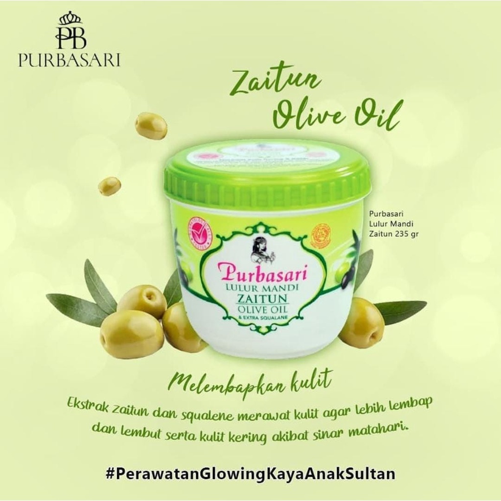 Purbasari Lulur Mandi 200gr ✔️BPOM Body Scrub 100gr Pemutih Badan