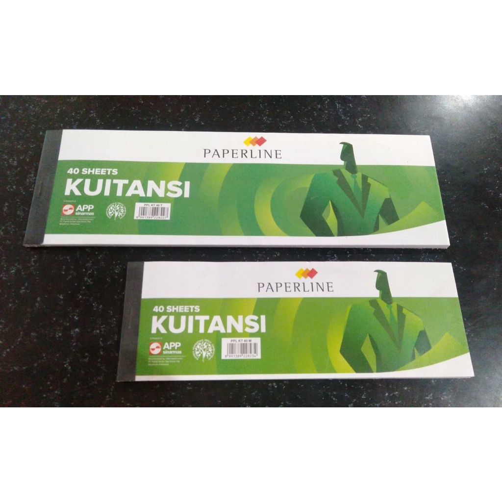 

Buku Kwitansi / Kuitansi PAPERLINE isi 40 lembar KT 40T / Kuitansi PAPERLINE isi 40 lembar KT 40M (1 PRESS)