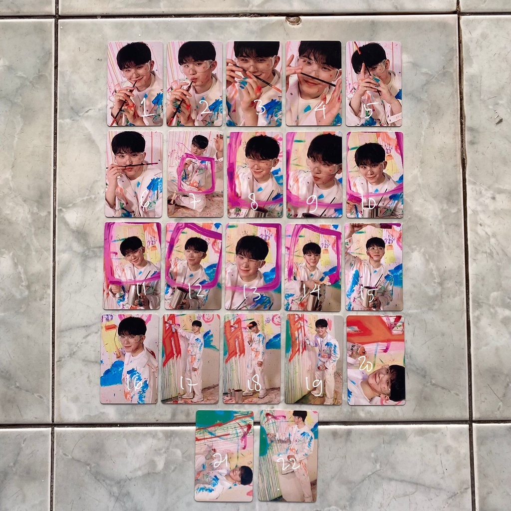 [READY STOCK] PHOTOCARD SEVENTEEN FACE THE SUN CARAT VERSION WOOZI