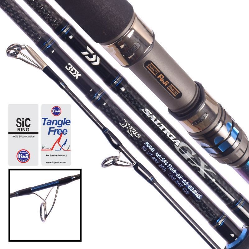 Joran Daiwa Saltiga GX CJ 62 HS | 63 MHS | 64 MS | one piece | jigging