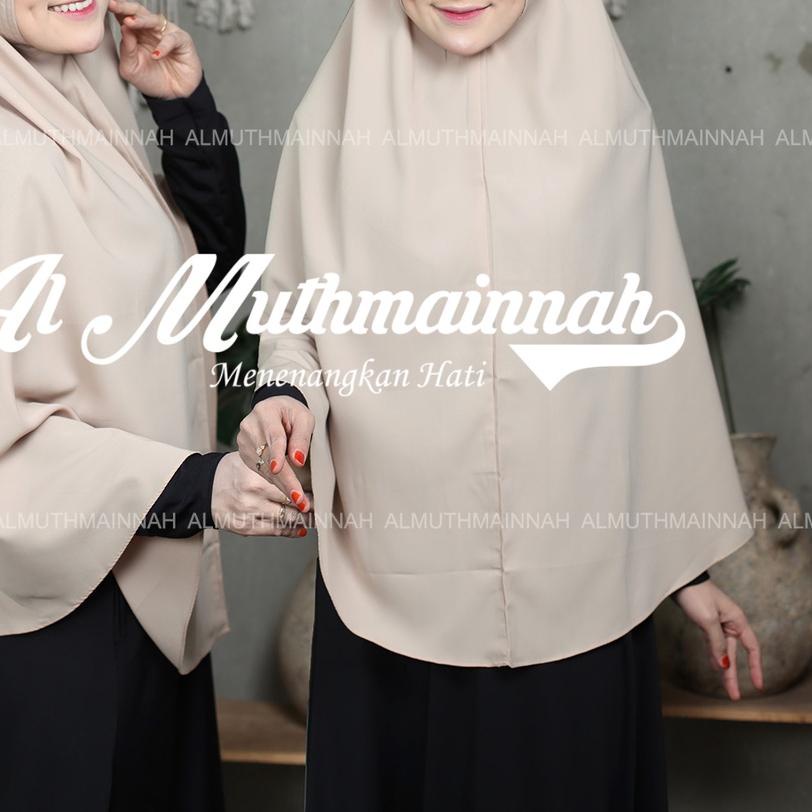 PREMIUM KHIMAR KERUDUNG HIJAB JILBAB WOLFIS WOLPIS ADEM XL - XXL NON PAD SYARI JUMBO BS BUAT SHOLAT 