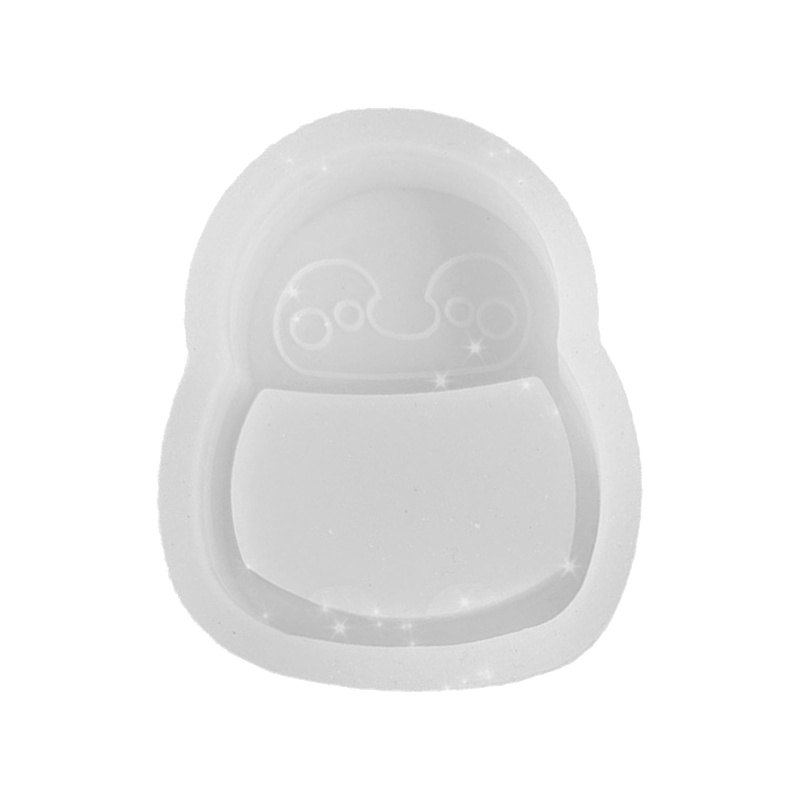 Siy Cetakan Resin Epoksi Bentuk Penguin Bahan Silikon Untuk Gantungan Kuncitas DIY