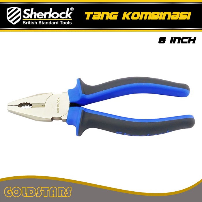 Tang Kombinasi 6 Inch Sherlock Bahan Chrome Vanadium