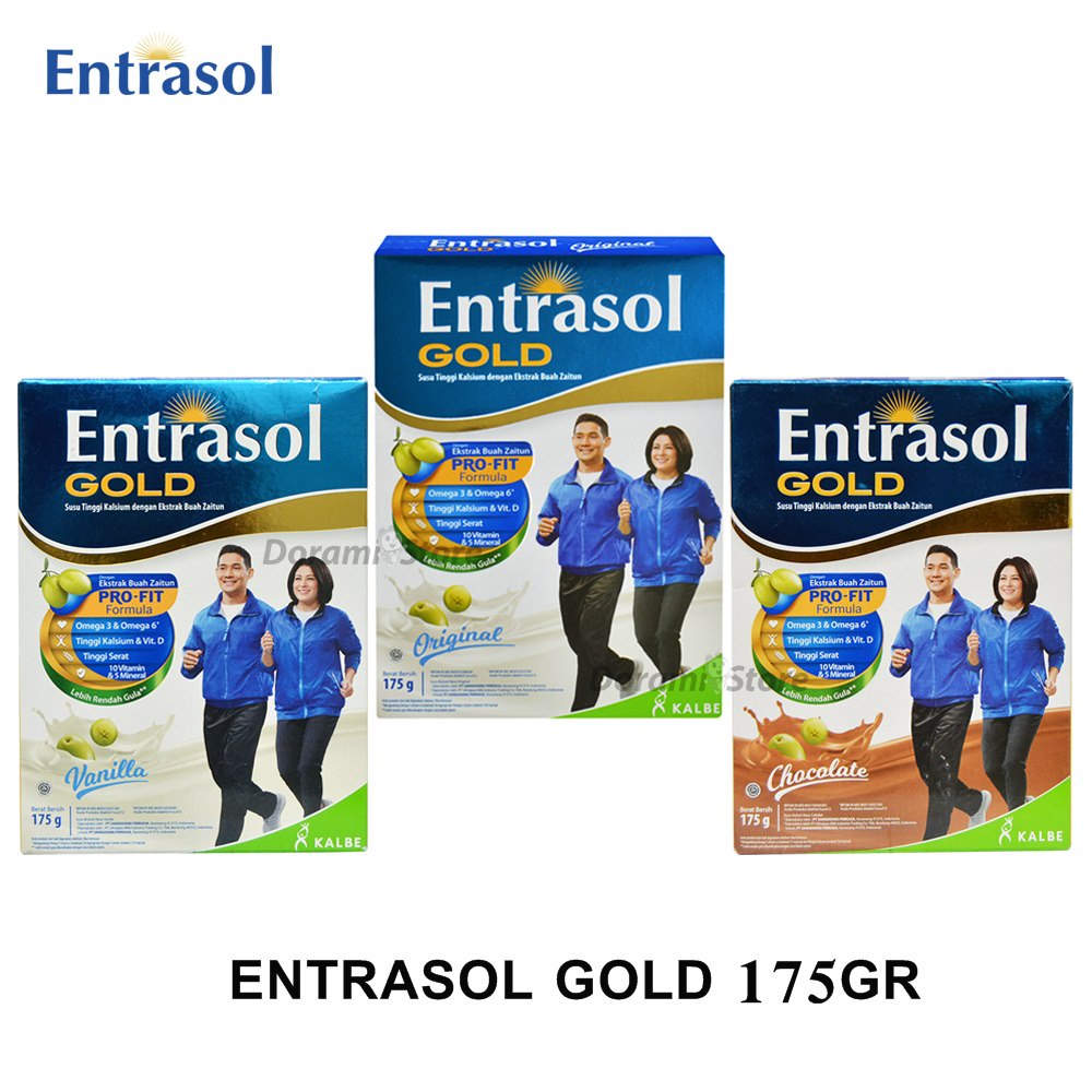 

ENTRASOL GOLD 170gr Coklat / Vanila / Original
