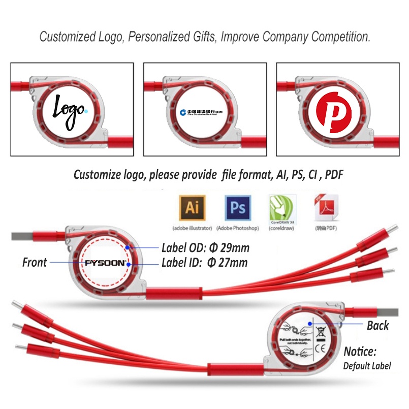 Kabel Data 3 in 1 Type C Micro Usb Lightning Iphone Cable Charger Tarik Anti Kusut Gulung Otomatis