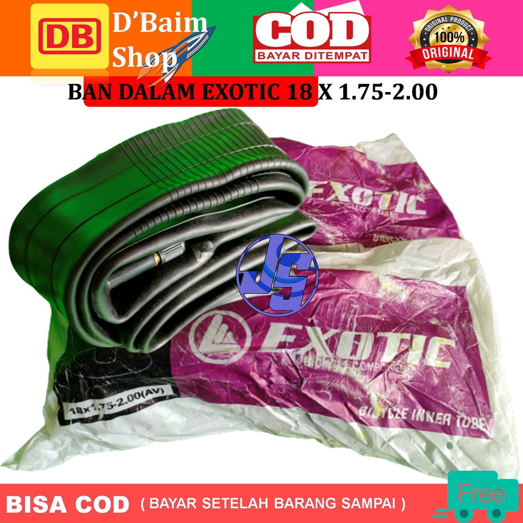 Super Murah .... ! Ban Dalam Sepeda Exotic Ukuran 18 x 1.75 Sampai Dengan 2.00