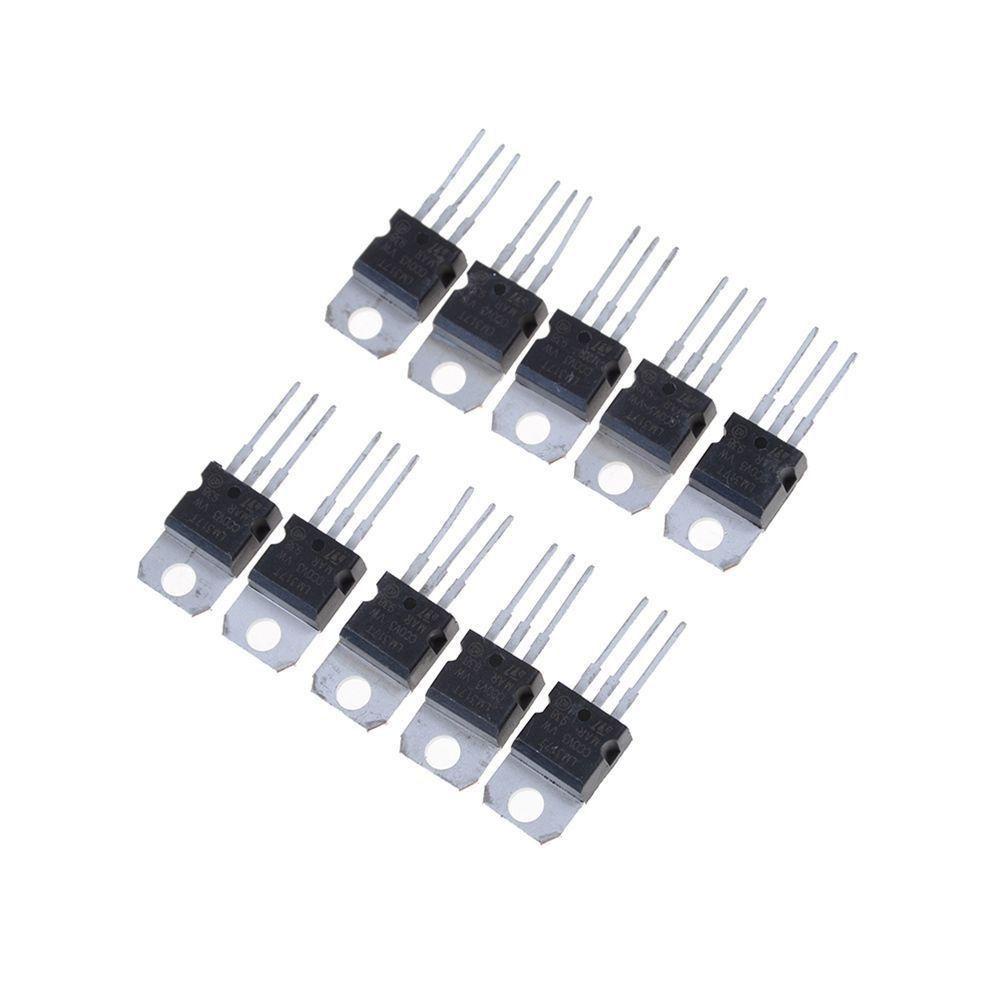 【 ELEGANT 】 Regulator Tegangan 10Pcs LM317T/LM317 1.2V Ke 37V Power Supply