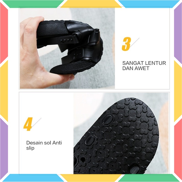 F2021-2 Sandal Selop Wanita Ban 3 Wonderly Sepatu Sandal Cewek Tawana Sendal Slop Rumah Karet