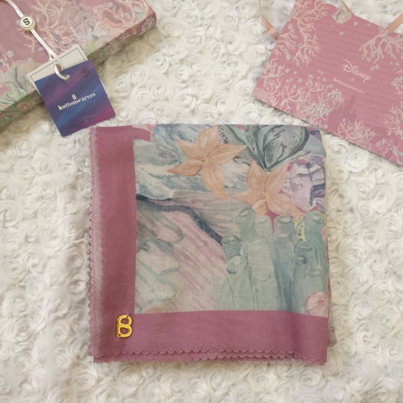 little mermaid buttonscarves sorbet