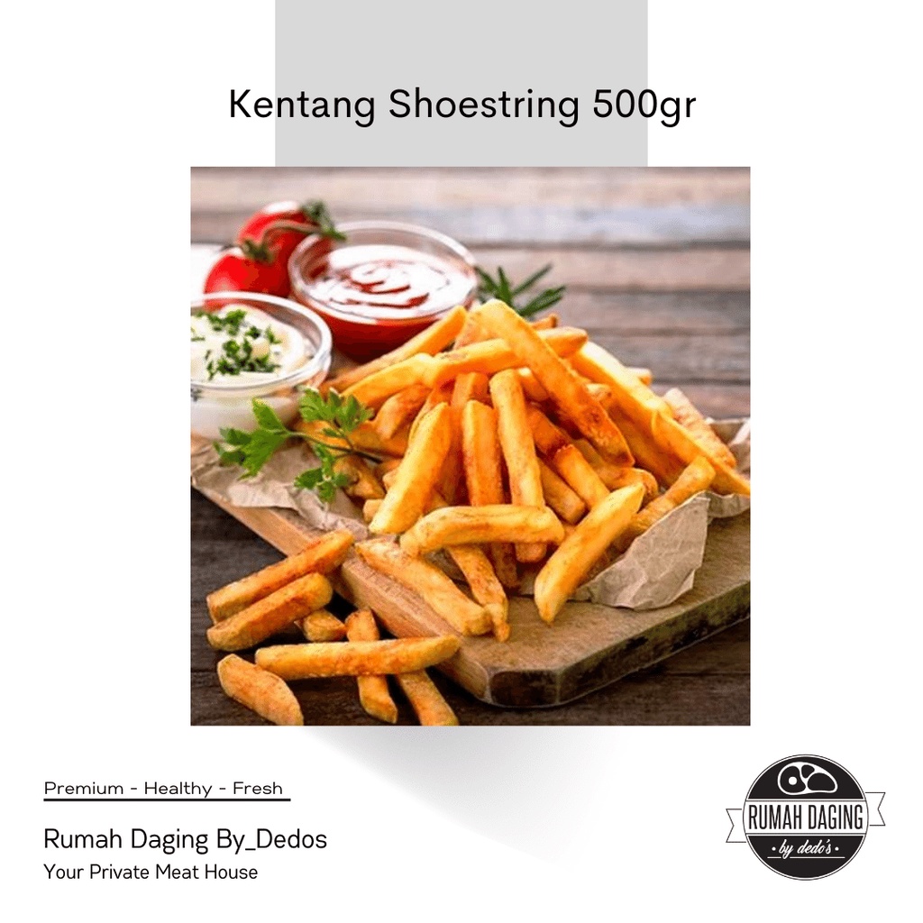 

Kentang Shoestring 500gr | Kentang Goreng | Shoestring French Fries