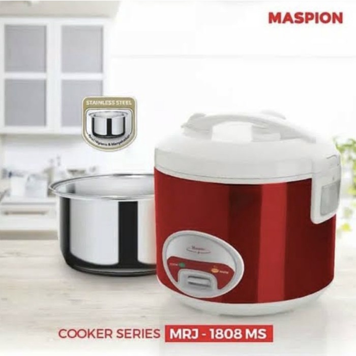 RICE COOKER MASPION MRJ 1808 MS/SS STAINLESS