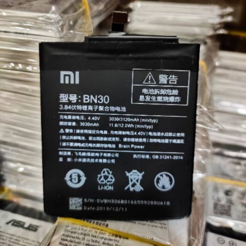 Batre Xiaomi Redmi 4A BN 30-BN30