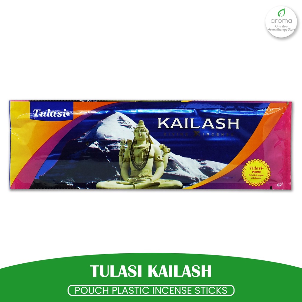 Dupa India (Aromaterapi) Pouch Plastic - Tulasi Kailash 35 Sticks