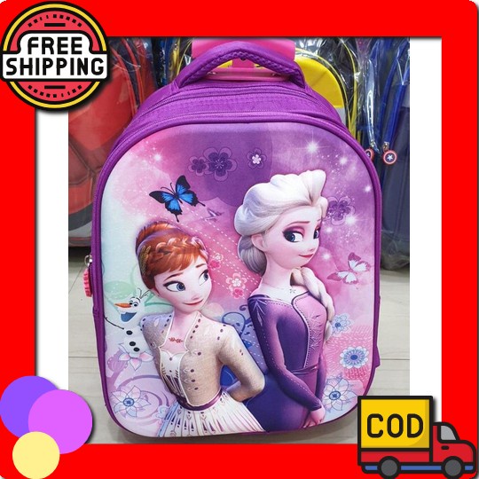 ( Cod ) Troli Anak - Troli Anak Laki Laki Tas Troli Anak Sd Tas Troli Tas Roda Tas Dorong Anak Tk An