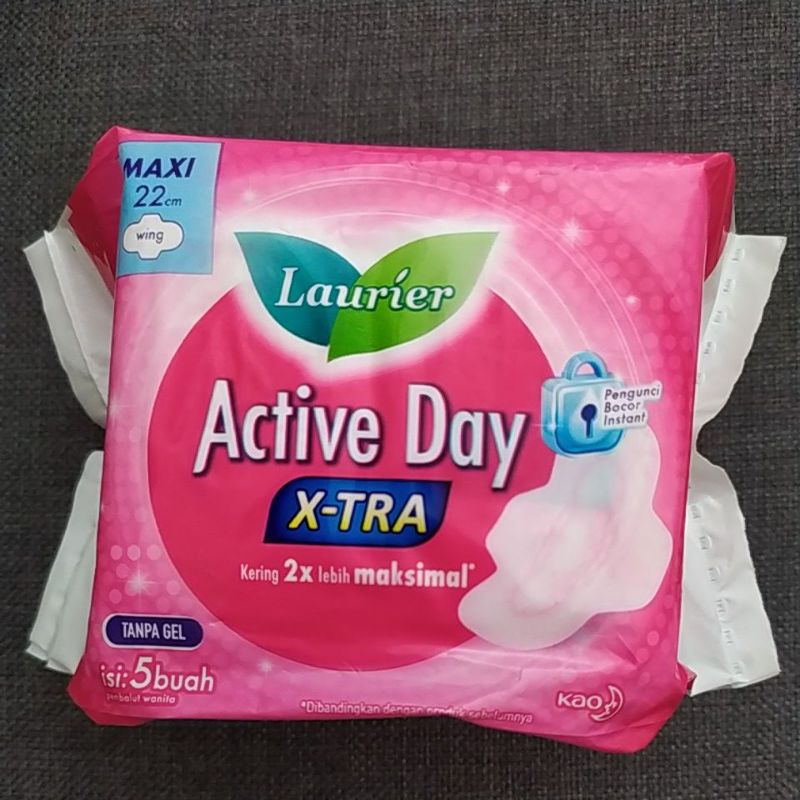 Laurier Active Day X-tra Maxi Wing 22 cm isi 5