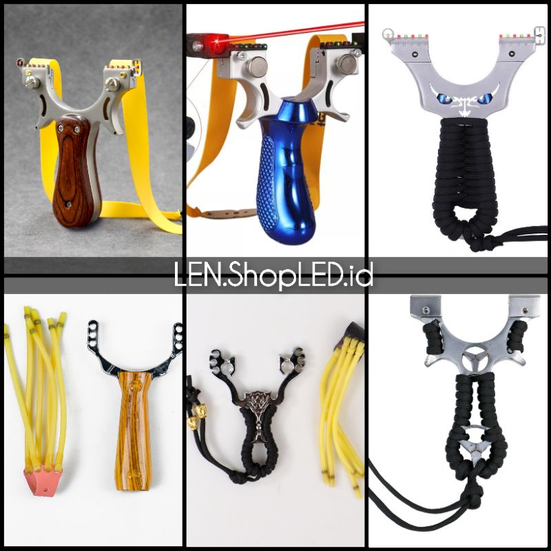 (COD) Ketapel Slingshot Metal Stainless Steel Catapult / Mainan Ketapel Laser