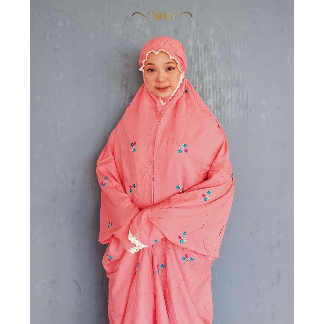 MUKENA RAYON KAHATEX TABUR BUNGA (DAWAI)