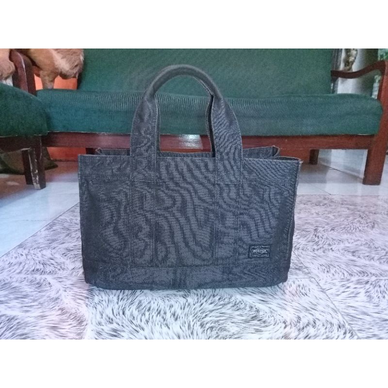 55 Porter Yoshida & Co. Smoky Series Totebag Dark Grey Size S