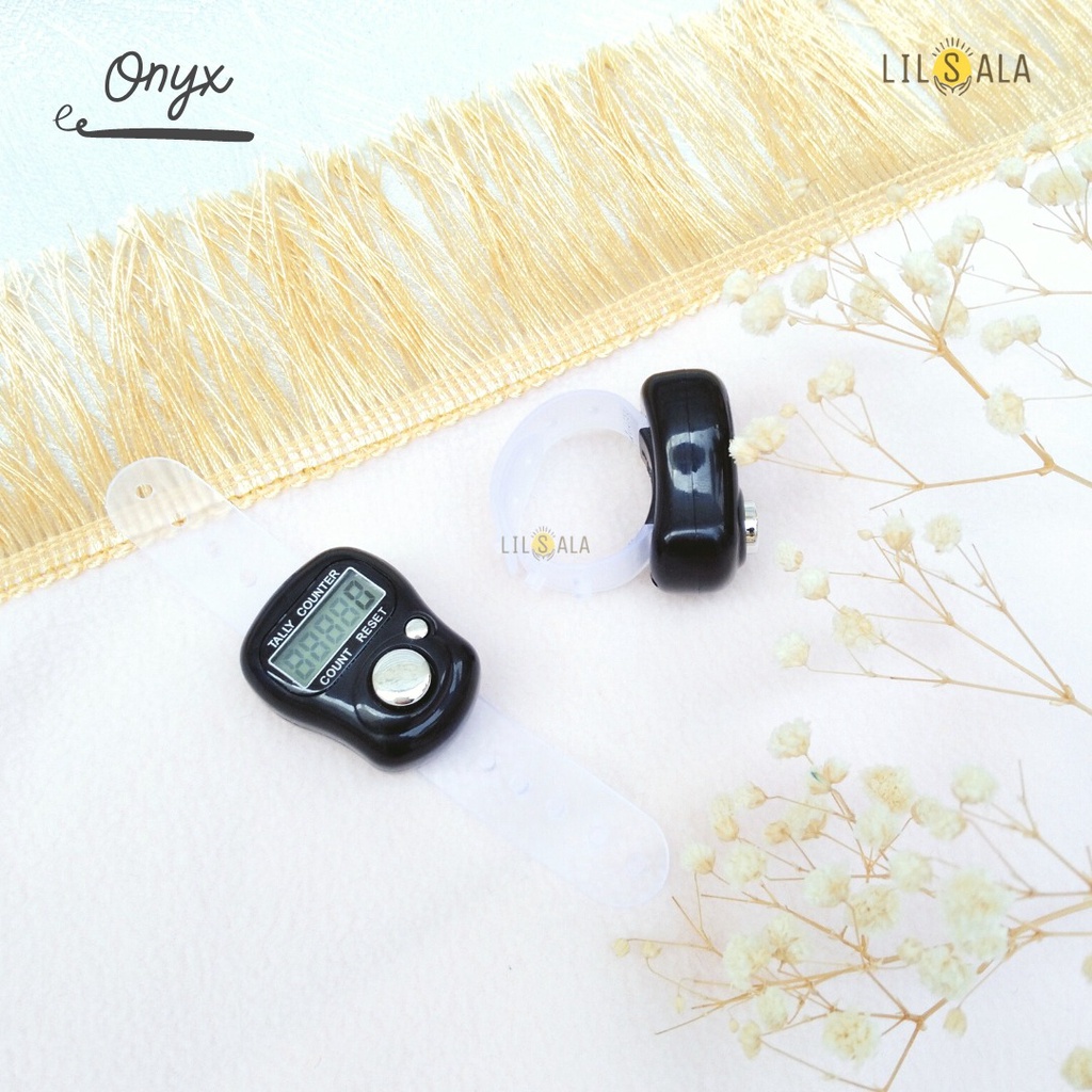 [TDK] Souvenir Tasbih Digital + Kartu Ucapan SXH Mini Tally Counter Souvenir Murah Tahlilan Finger Counter