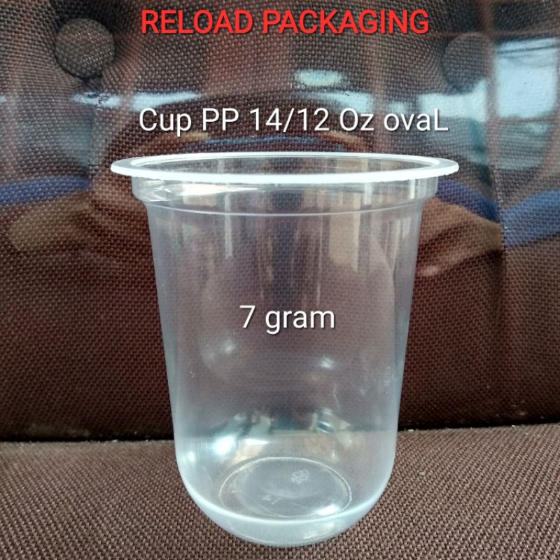 

Gelas Plastik PP OvaL 14oz Plastic Cup PP OVAL 14 oz U Round U Shape Boba Capsul Bulat TANPA TUTUP CEMBUNG LID DOME FLAT DATAR TERBARU READY