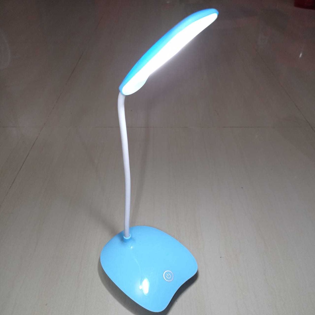 Led Lamp With Touch Button / Lampu Meja Portable / Lampu Belajar Flexible Tombol Sentuh / Lampu LED Rechargeable