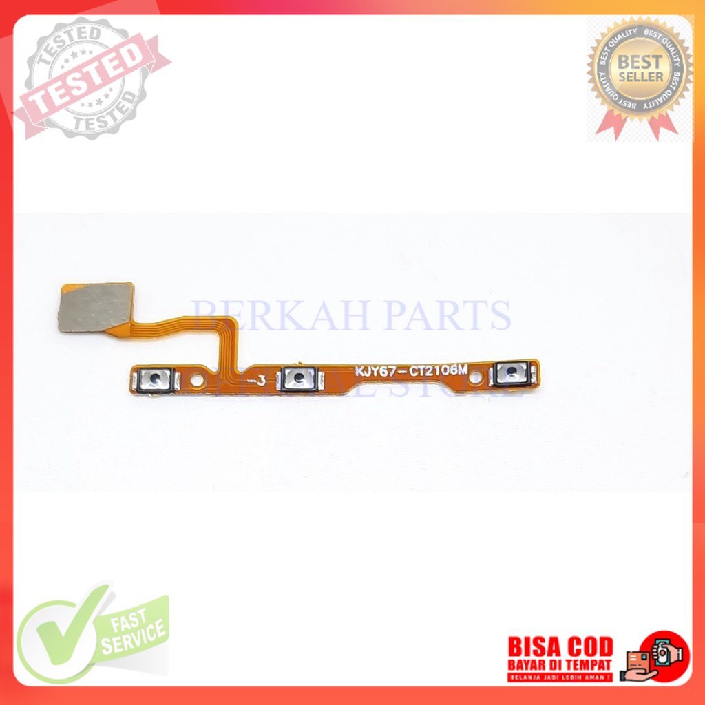 FLEXIBLE FLEXIBEL FLEKSIBEL FLEXSIBEL TOMBOL  ONN OFF ON OF PLUS VOLUME VIVO V5 V 5 V5S V 5S Y69 Y 6