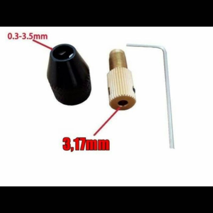 Keyless Chuck Dinamo Mini Drill Bisa Untuk Grinder Bor Tuner