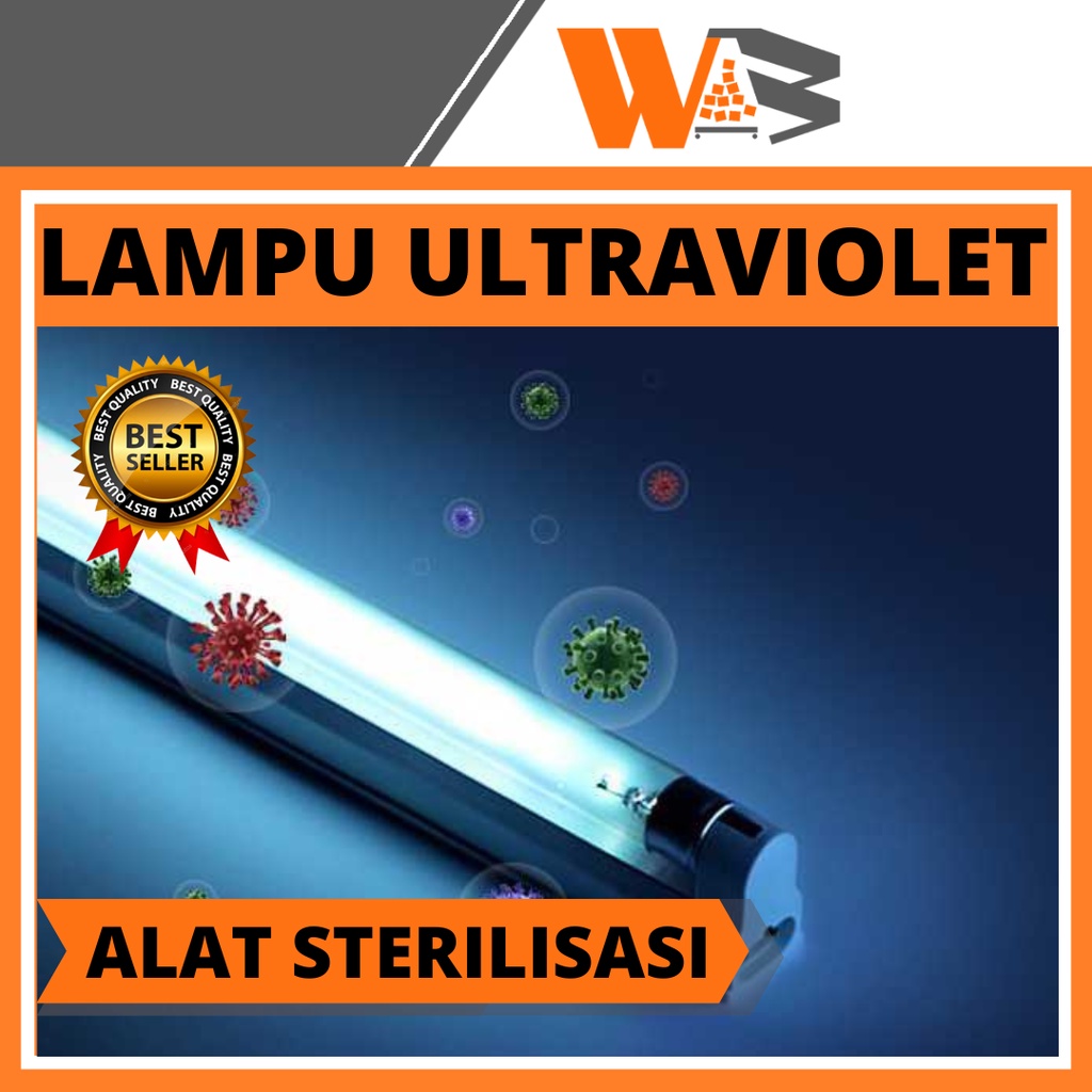 COD Lampu UV pembunuh kuman Lampu UV Ultraviolet Sterilizer Virus Bakteri 8W anti bakteri Lampu Desinfektan Lamp Disinfect Bulb Home Sterilizer
