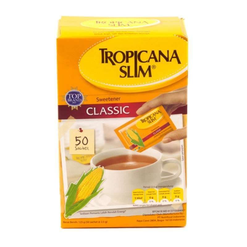 

Tropicana Slim Sweetener Gula [50 Sachet]
