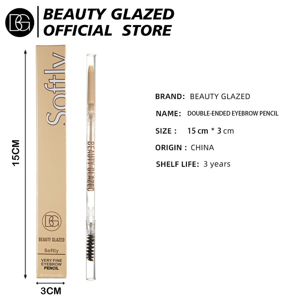 Beauty Glazed Eyebrow Pencil Softly Very Fine Eyebrow Pencil Beauty Glazed Pensil Alis Beauty Glazed Eyebrow Waterproof