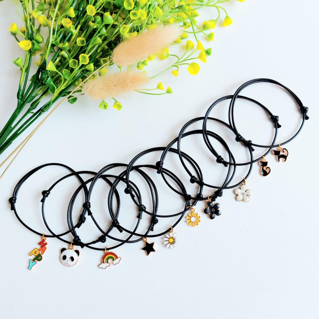 (COD) GELANG Tali Bandul Pria atau Wanita / Liontin Unik / Waterproof