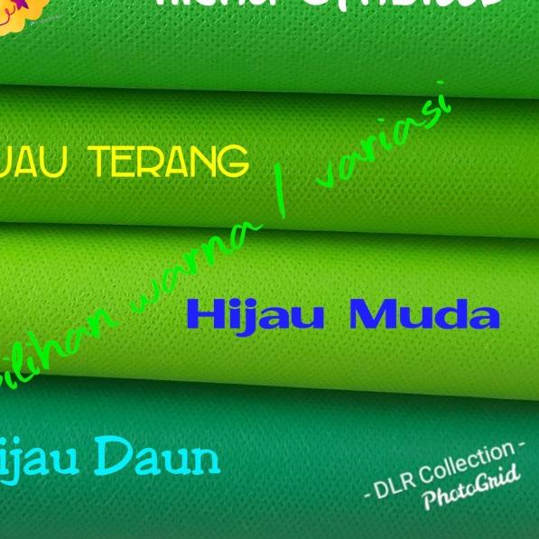green screen uk 4x1.6mtr Background foto bahan spunbond - Hijau Tosca, 75 gram