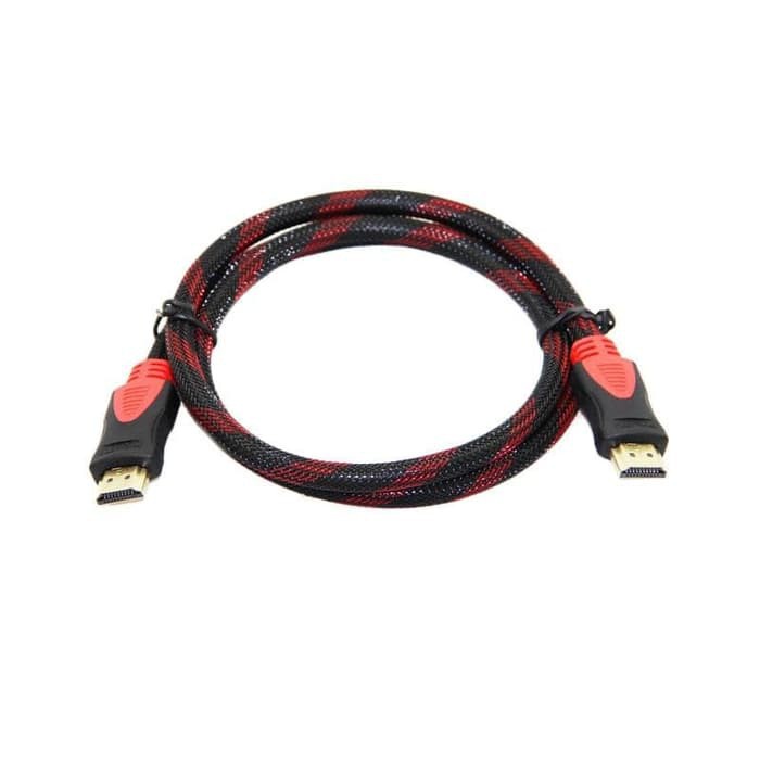 Kabel HDMI male to Male serat jaring 1.5 METER / 3 METER / 5 METER / HDMI to HDMI 1080P V1.43D