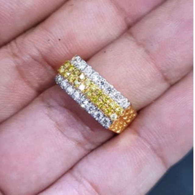 Cincin listring emas berlian