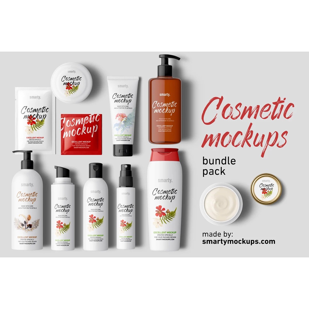 Cosmetic Mockups Bundle Pack