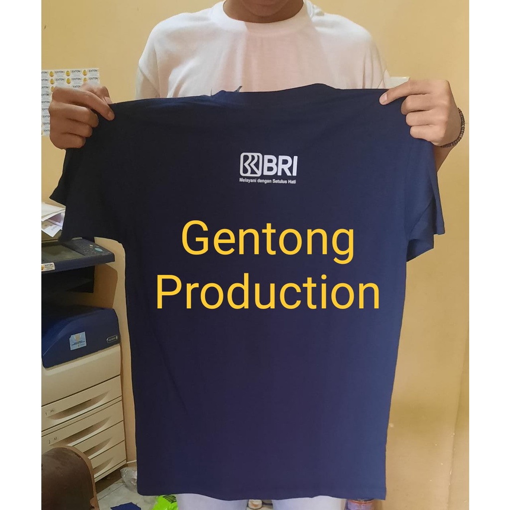 Sablon Kaos BRI Menanam Kaos Bank BNI Mandiri BCA