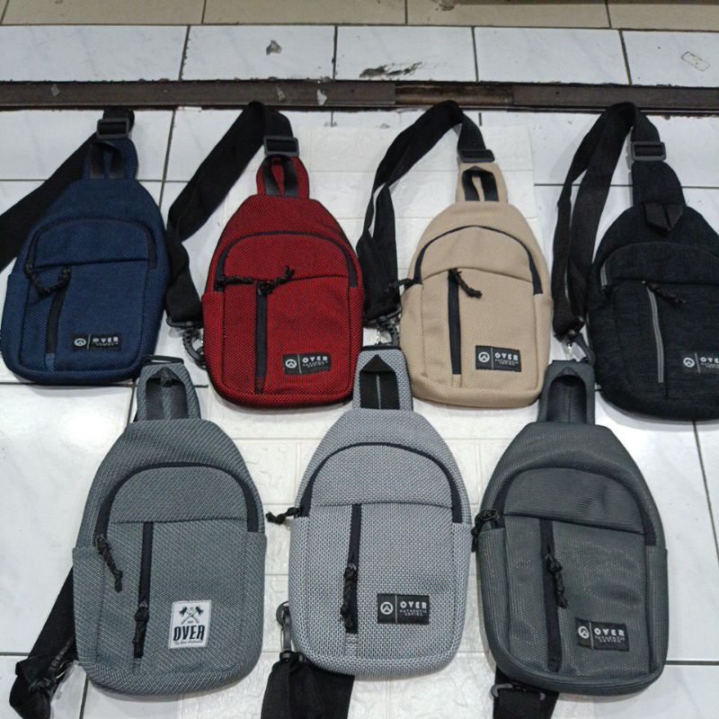 [PJC] Tas Selempang &amp; Bahu Sling Soulder Waist Bag Over-240 || Tas Botol Kanvas Grosir Murah Padajaya