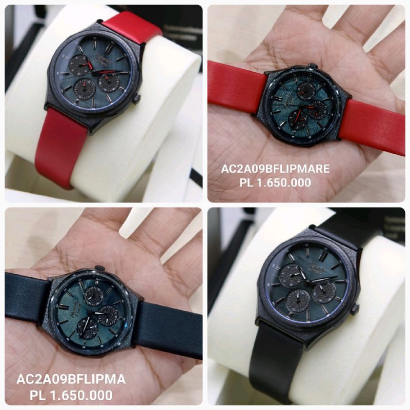 JAM TANGAN WANITA ALEXANDRE CHRISTIE AC 2A09 KULIT  | AC2A09 LEATHER ORIGINAL