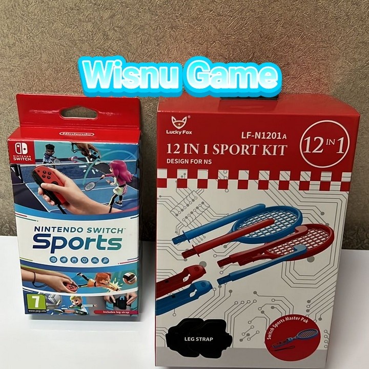 Nintendo Switch Sports + 12 in 1 Sport Kit Lucky Fox