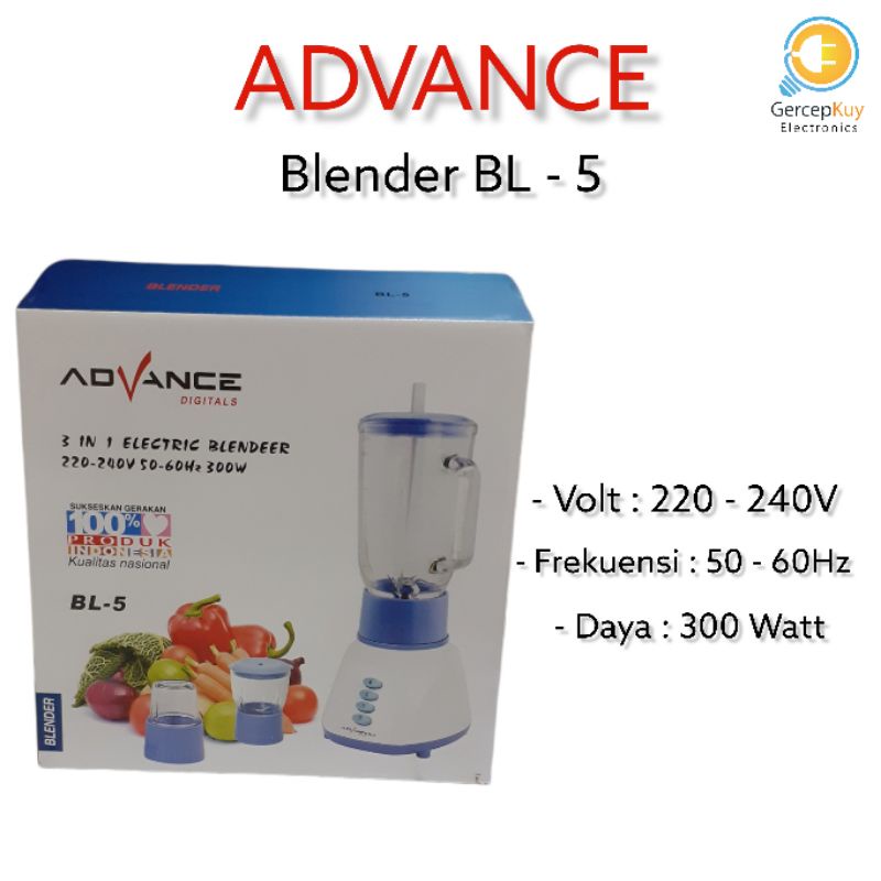 Blender Elektrik BL - 5  3 in 1 ADVANCE