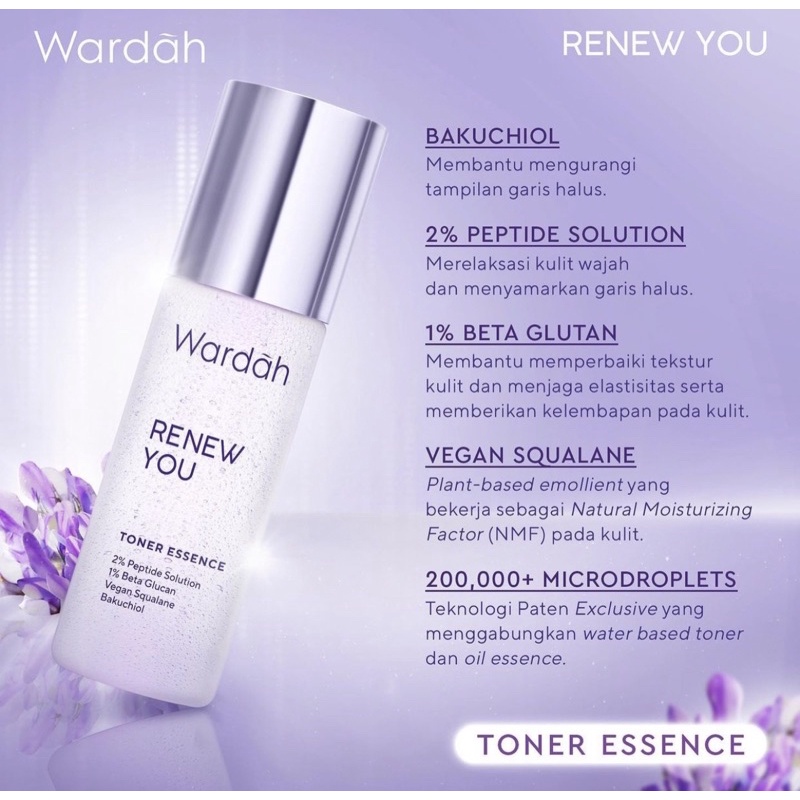 Wardah Renew You Treatment Essence / Toner Essence